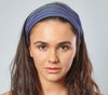Purple Striped Headband | Ziggy Nepalese Cotton Bandana