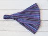 Purple Striped Headband | Ziggy Nepalese Cotton Bandana