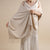 Beige Pashmina | Drew Super Soft Large Special Occasion Wrap with Tassels