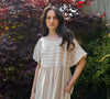 Beige Stripe Dress | Martina Relaxed Oversized Limited Edition Dress