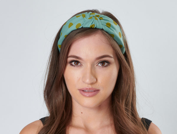 Polka Dot Headband | Lucy Twisted Knot Alice Band