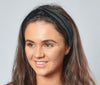 Black Velour Velvet Headband | Tess Twisted Knot Elasticated Bandana