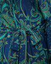 Jade & Blue Kimono | Emily Lightweight Silky Paisley Robe