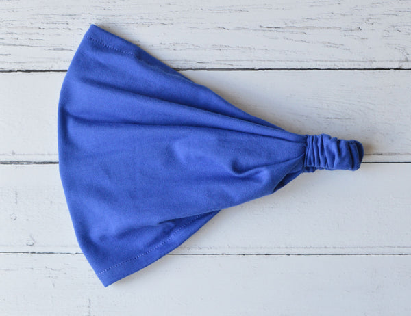 Zara | Organic Cotton Headband - Royal Blue
