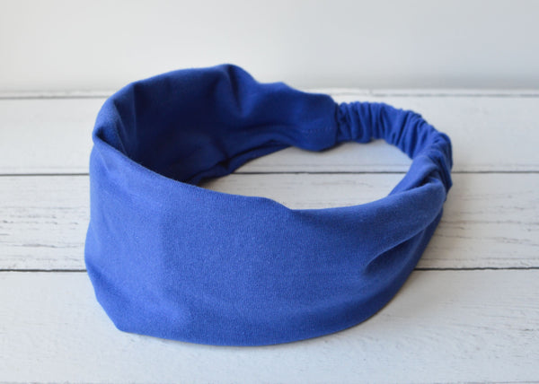 Zara | Organic Cotton Headband - Royal Blue