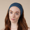 Zara | Cotton Headband - Denim Blue