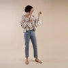 Natacha | Linen Cropped Blouse