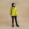 Vibrant Colour Funnel Neck Cape | Georgia Boiled Wool Fully Lined Poncho