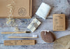 Rio Self Care Spa Gift Box Eco Friendly Bamboo Face Cloth and Toothbrushes Pumice Stone Vegan Soap