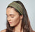 Green Striped Headband | Ziggy Nepalese Cotton Bandana