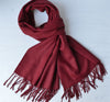 Red Wine | Drew Pashmina Super Soft Large Special Occasion Wrap with Tassels