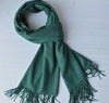 Forest Green | Drew Pashmina Super Soft Large Special Occasion Wrap with Tassels