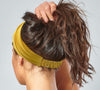 Zara | Organic Cotton Headband - Ochre Yellow