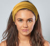 Zara | Organic Cotton Headband - Ochre Yellow
