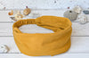 Zara | Organic Cotton Headband - Ochre Yellow