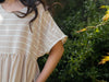 Beige Stripe Dress | Martina Relaxed Oversized Limited Edition Dress
