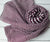 Striped Scarf | Clara Mulberry Purple and White Large Soft Light Weight Scarf or Sarong