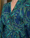 Jade & Blue Kimono | Emily Lightweight Silky Paisley Robe