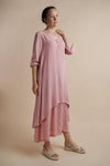 Chelsea | Layered Dress Dusky Pink