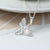 Bee Necklace Small Sterling Silver Bumble Bee Charm Pendant