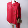 Red Pashmina | Drew Large Crimson Red Wrap