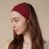 Zara | Cotton Headband - Burgundy