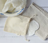 Makeup Removal Pads Washable and Reusable Eco Friendly Bamboo Cotton Face Wipes in Organic Cotton Mesh Bag