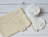 Makeup Removal Pads Washable and Reusable Eco Friendly Bamboo Cotton Face Wipes in Organic Cotton Mesh Bag
