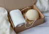 Konjac Sponge and Bamboo Cloth Gift Box Facial Care Cleansing and Exfoliation