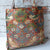 Mimosa | Luxury Tote Bag - William Morris Design, Red