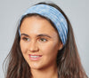 Zara | Organic Cotton Headband - Light Blue Floral