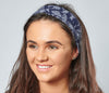 Zara | Organic Cotton Headband - Navy Blue Floral